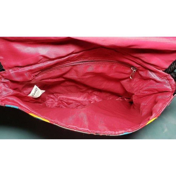 Hello Kitty Sanrio Girls Crossbody Messenger Bag Pink Rainbow GUC Strap - Picture 11 of 11